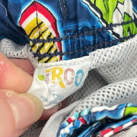 Circo Aqua Leisure swim set trunks bottoms gash guard top 12 months 18-24 months - Picture 3 of 8